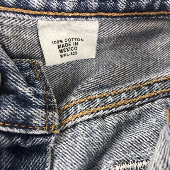 Vintage Levis 501 Jeans Men's 38x34 Straight Leg Button Fly Distressed 90s Denim - Picture 3 of 11